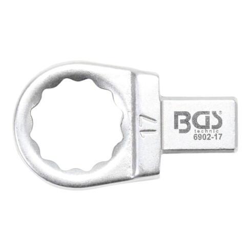 BGS Einsteck-Ringschlüssel 6902-17, 17 mm, Aufnahme 9 x 12 mm