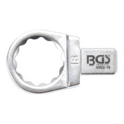 BGS Einsteck-Ringschlüssel 6902-18, 18 mm, Aufnahme 9 x 12 mm