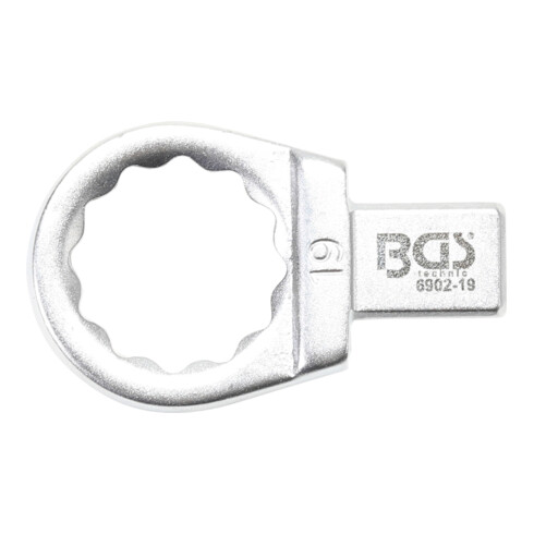 BGS Einsteck-Ringschlüssel 6902-19, 19 mm, Aufnahme 9 x 12 mm