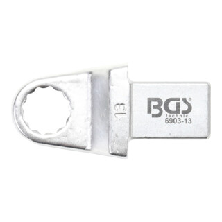 BGS Einsteck-Ringschlüssel 6903-13, 13 mm, Aufnahme 14 x 18