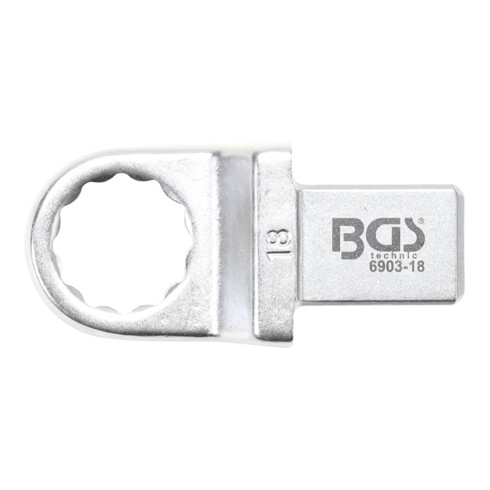 BGS Einsteck-Ringschlüssel 6903-18, 18 mm, Aufnahme 14 x 18
