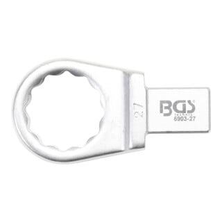 BGS Einsteck-Ringschlüssel 6903-27, 27 mm, Aufnahme 14 x 18