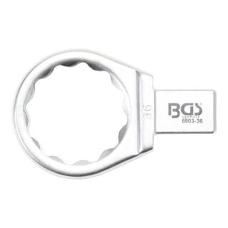 BGS Einsteck-Ringschlüssel 6903-36, 36 mm, Aufnahme 14 x 18