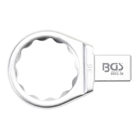 BGS Einsteck-Ringschlüssel 6903-36, 36 mm, Aufnahme 14 x 18