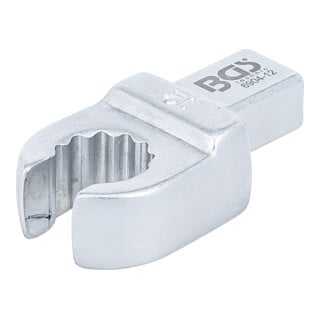 BGS Einsteck-Ringschlüssel 6904-12, offen, 12 mm, Aufnahme 9 x 12 mm
