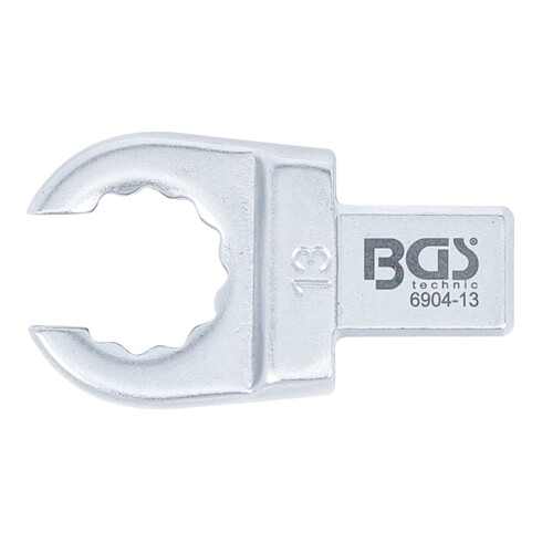 BGS Einsteck-Ringschlüssel 6904-13, offen, 13 mm, Aufnahme 9 x 12 mm