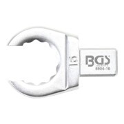 BGS Einsteck-Ringschlüssel 6904-16, offen, 16 mm, Aufnahme 9 x 12 mm