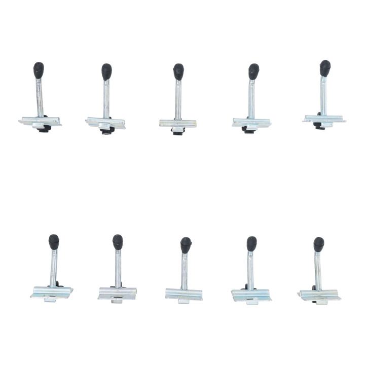 BGS Einzelhaken-Satz, 40 mm, für Schrankwand-System, 10-tlg.