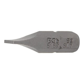 BGS Embout 6,3 mm (1/4") fente 7 mm