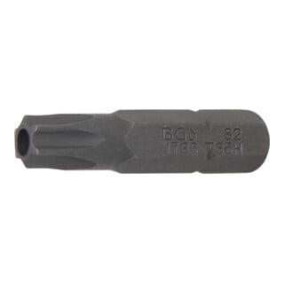 BGS Embout 6,3 mm (1/4") profil T (pour TX) avec perçage T35