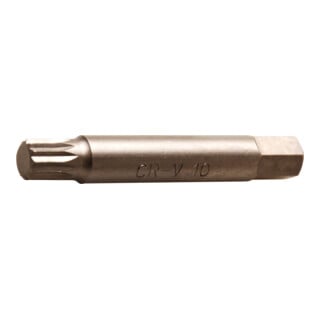 BGS Embout avec tige ronde 10 mm (3/8") denture multiple intérieure (pour XZN) M10