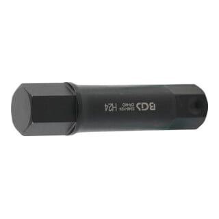 BGS Embout longueur 100 mm 22 mm six pans intérieurs 24 mm