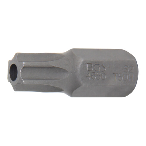 BGS Embout longueur 30 mm 10 mm (3/8") profil T (pour Torx) avec perçage T50