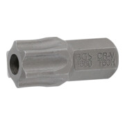 BGS Embout longueur 30 mm 10 mm (3/8") profil T (pour Torx) avec perçage T60