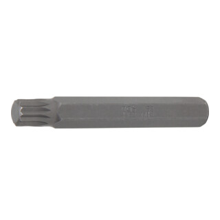 BGS Embout longueur 75 mm 10 mm (3/8") denture multiple intérieure (pour XZN) M10