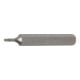 BGS Embout longueur 75 mm 10 mm (3/8") profil T (pour TX) avec perçage T10-1
