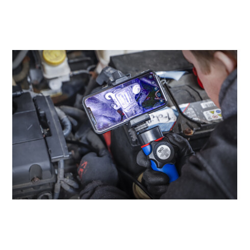 BGS Endoscope couleurs WLAN avec éclairage LED