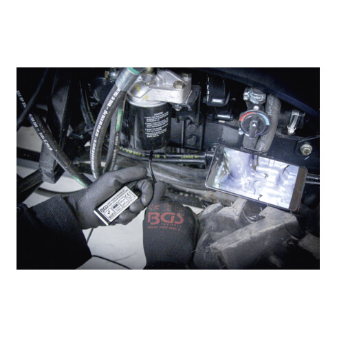 BGS Endoscopio a colori WLAN con illuminazione a LED