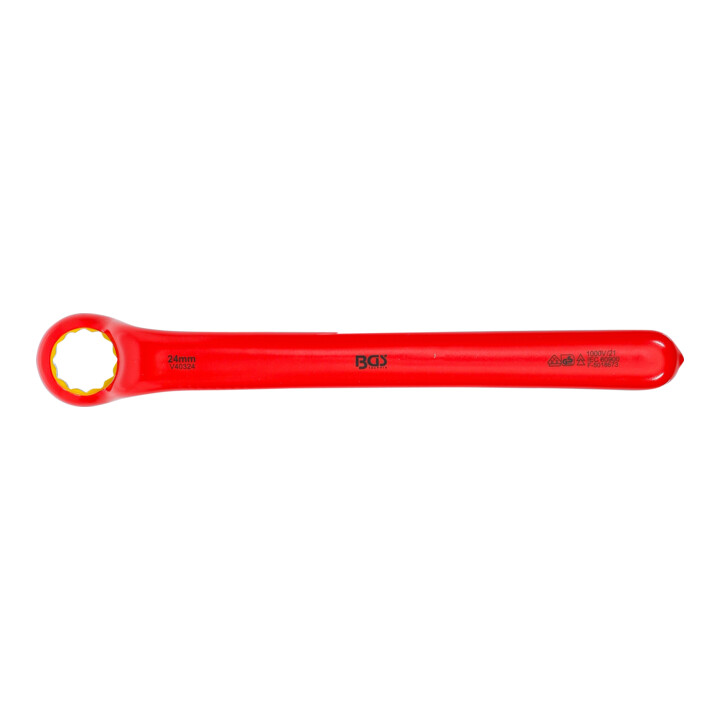 BGS Enkelvoudige VDE-ringsleutel | diep gebogen | 24 mm