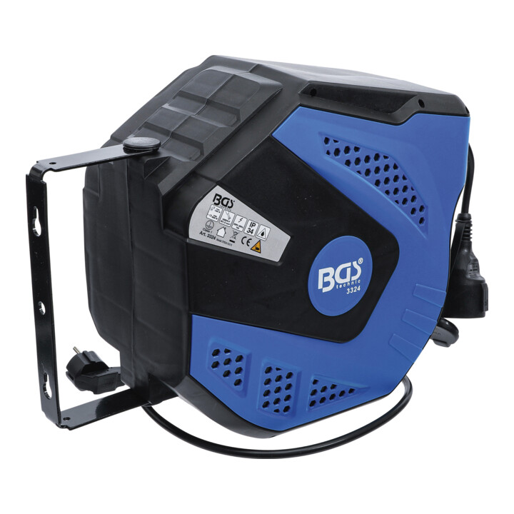 BGS Enrouleur de câble automatique 20 m