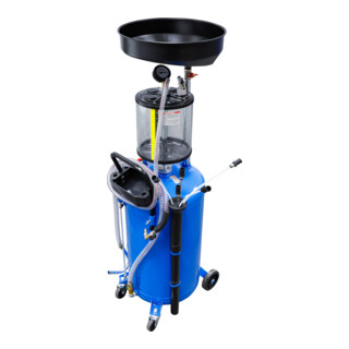 BGS Estrattore di olio ad aria compressa con contenitore di raccolta dell'olio esausto da 80 l