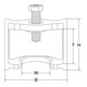 BGS Estrattore regolatore asta freno, per freno Haldex, 160 mm-2