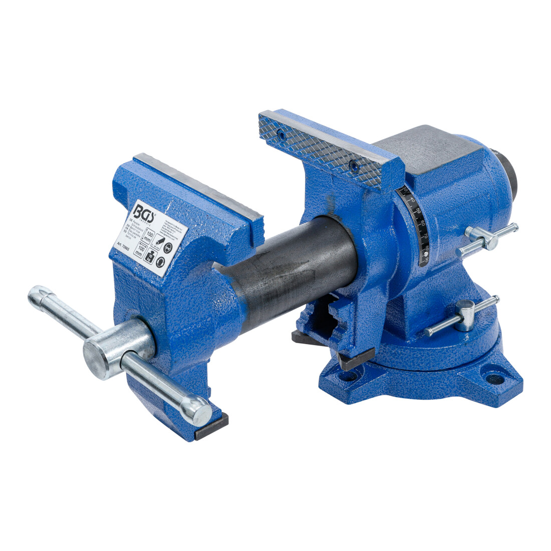 BGS Étau parallèle, mors de 100 mm, pivotant à 360°