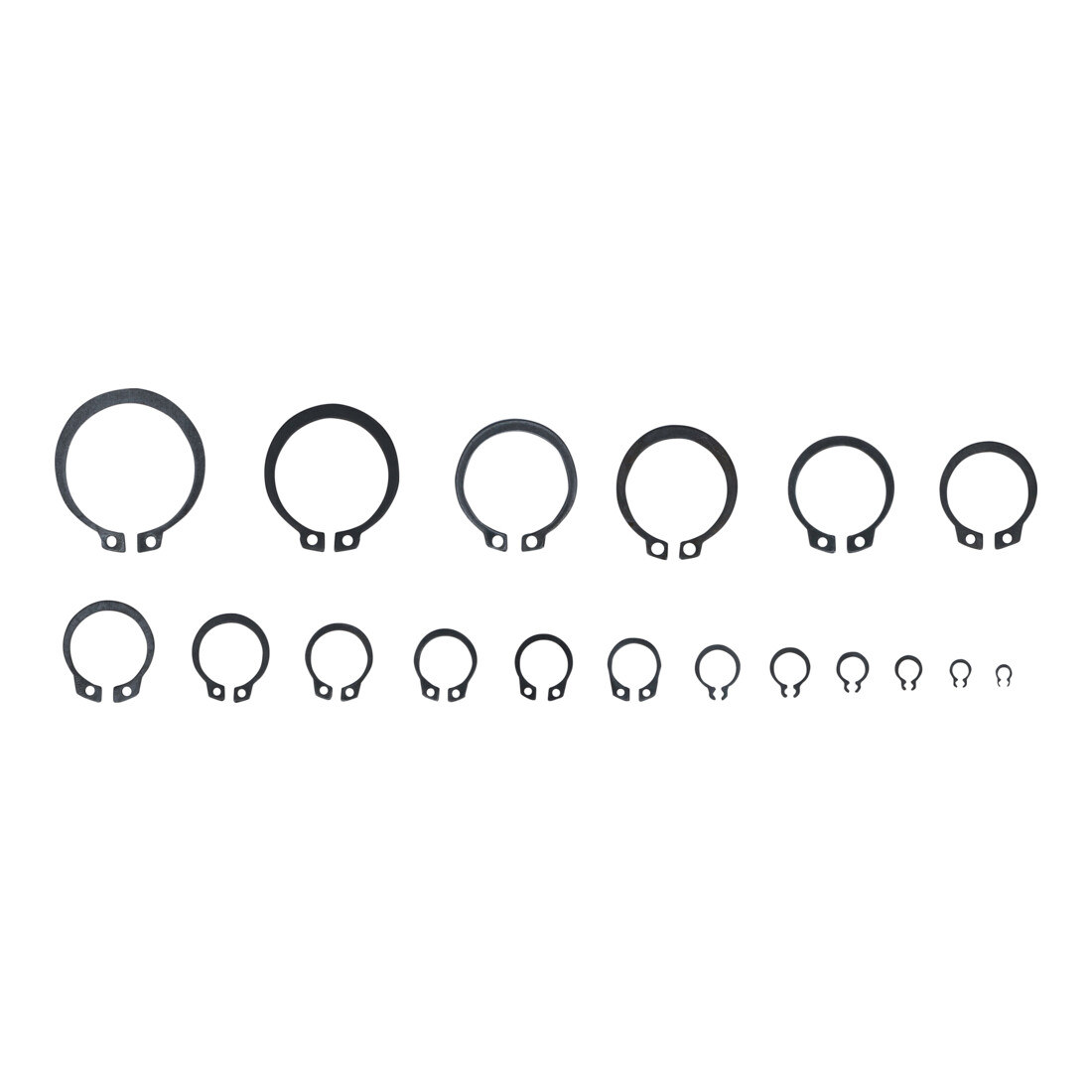 BGS Externe borgring assortiment (circlips) Ø 3 - 32 mm 300 dlg.
