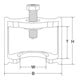 BGS Extracteur de réglage de tringlerie de frein, pour frein Haldex, 160 mm-2