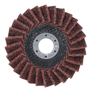 BGS Fächer-Schleif-Scheibe, Vlies, Ø 115 mm, Körnung 120