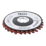 BGS Fächer-Schleif-Scheibe, Vlies, Ø 125 mm, Körnung 120-4