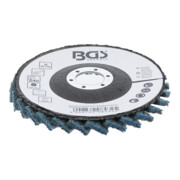 BGS Fächer-Schleif-Scheibe, Vlies, Ø 125 mm, Körnung 240-4