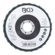 BGS Fächer-Schleif-Scheibe, Vlies, Ø 125 mm, Körnung 240-5