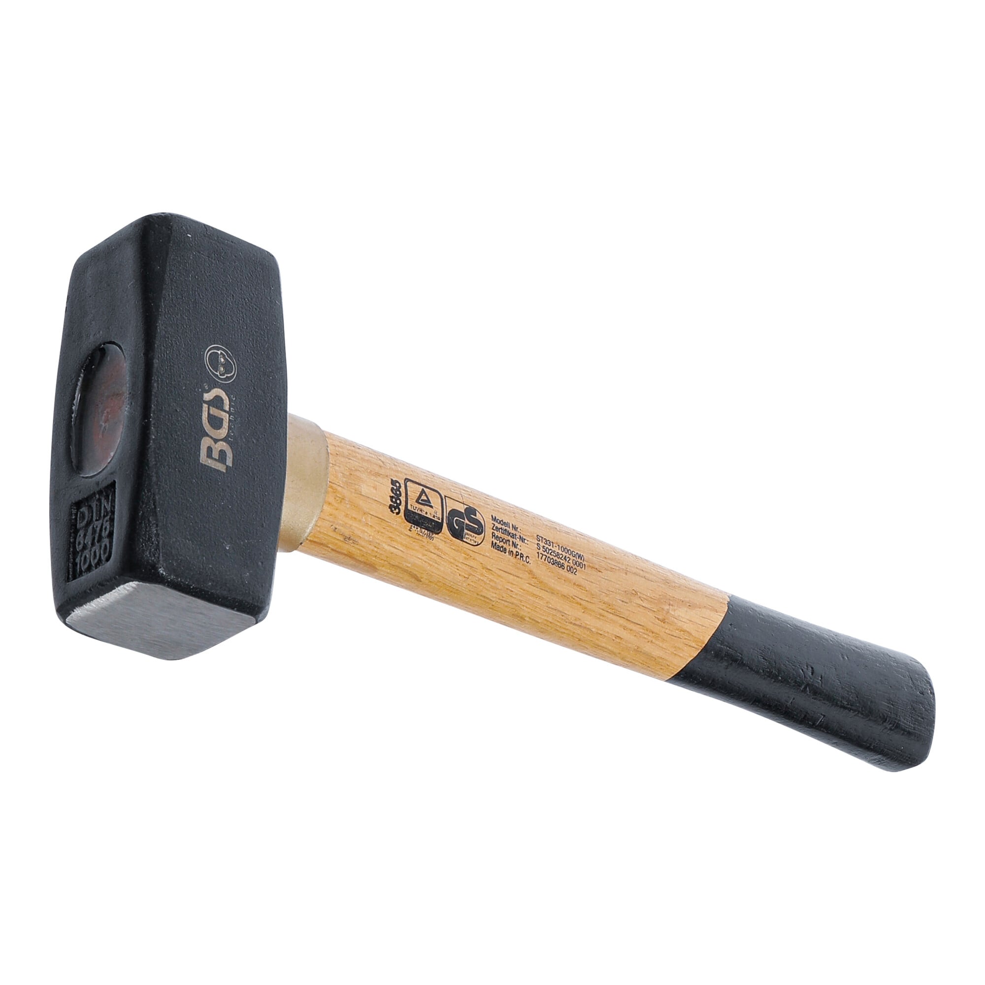BGS Fäustel 3865, Holz-Stiel, 1000 g ; BGS technic