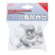 BGS Fascetta stringitubo, acciaio inox, 16 x 25 mm, 10 pz.-4