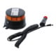 BGS Feu de signalisation rotatif à batterie, jaune, avec aimant, 12 V / 24 V, Ø 130 mm-5