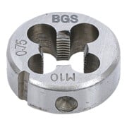 BGS Filiera per filettatura M10x0,75x25mm