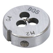 BGS Filiera per filettatura M2x0,4x25mm