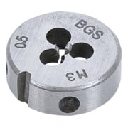 BGS Filiera per filettatura M3x0,5x25mm