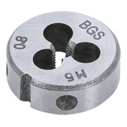 BGS Filiera per filettatura M5x0,8x25mm