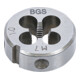 BGS Filiera per filettatura M7x1,0x25mm-1