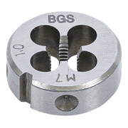BGS Filiera per filettatura M7x1,0x25mm