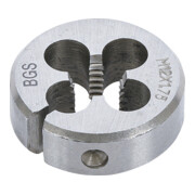 BGS Filière de filetage M12 x 1,75 x 38 mm
