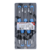BGS Flexibele schroevendraaierset met rond handvat E-profiel E4 - E8 Bladlengte 150 mm 5 dlg.-4