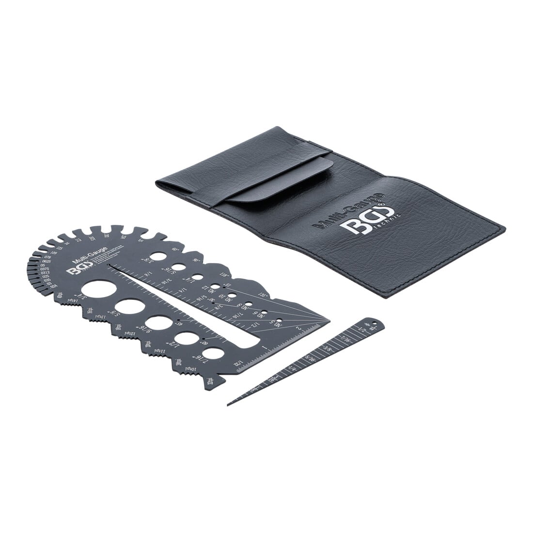BGS Gabarit de vis et filetage, tailles en pouces, 1/4 - 2"