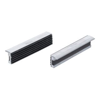 BGS Ganasce di protezione per morsa, in alluminio, l=125mm, 2pz.