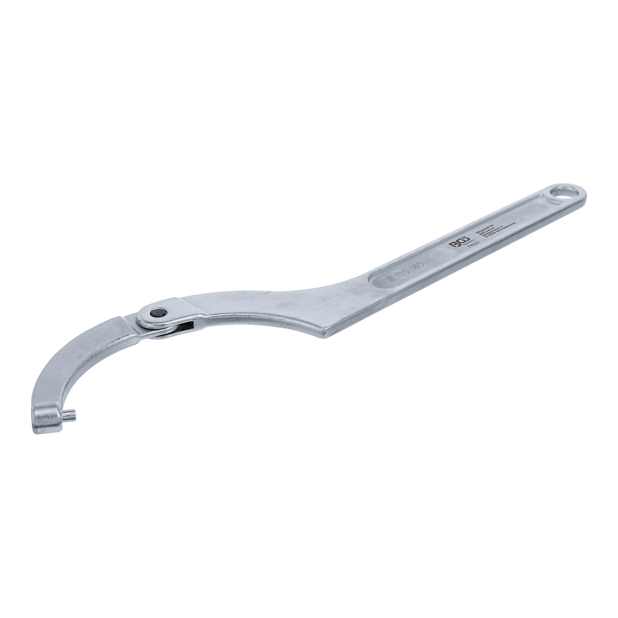 BGS Gelenk-Hakenschlüssel mit Zapfen, 120 - 180 mm ; BGS technic