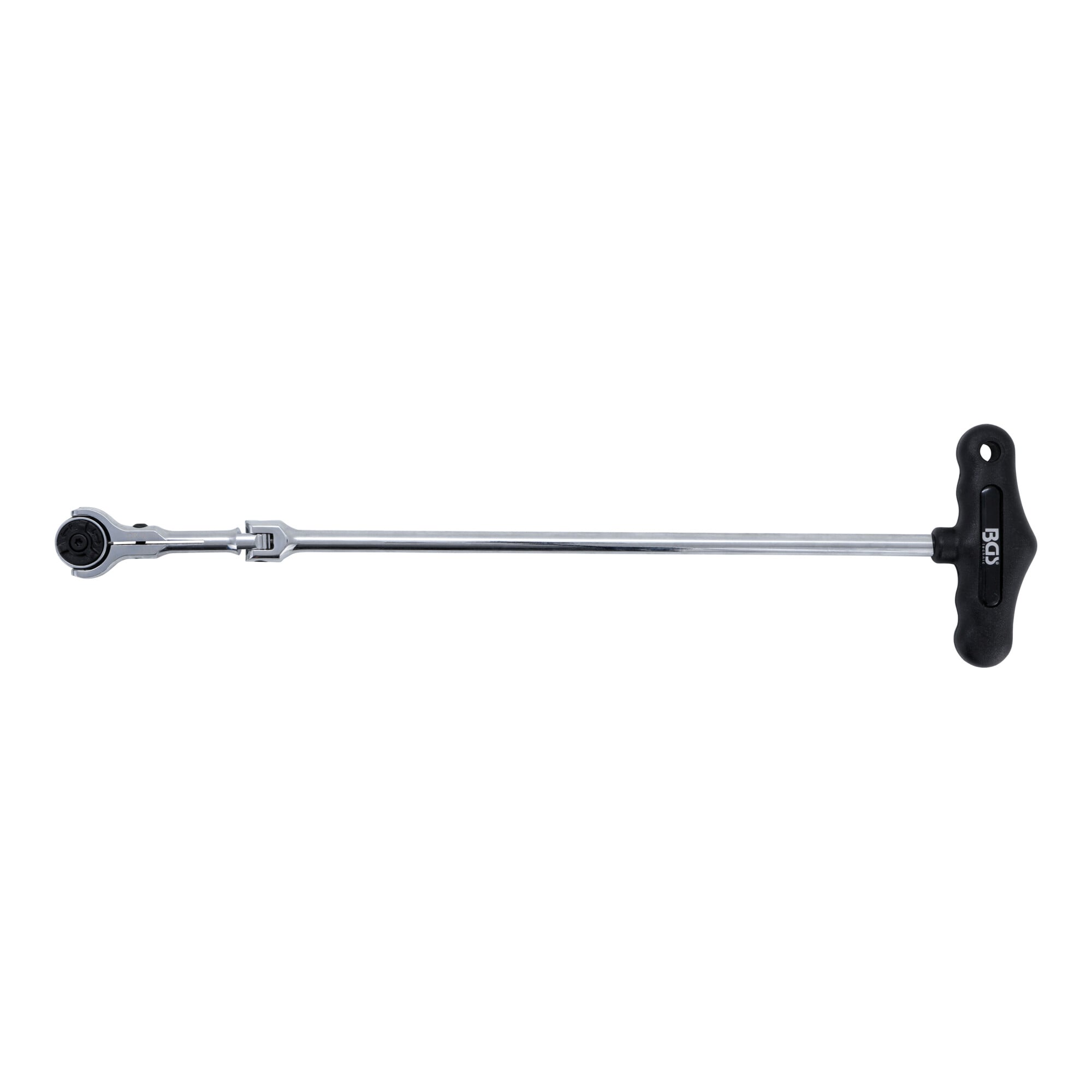 BGS Gelenkknarre mit T-Griff, abwinkelbar Abtrieb Außenvierkant 6,3 mm (1/4") ; BGS technic