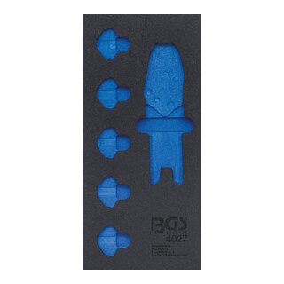 BGS Gereedschapmodule 1/3 | leeg | voor BGS 4027