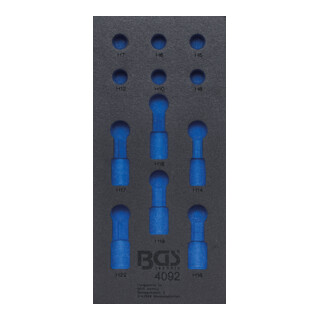 BGS Gereedschapmodule 1/3 | leeg | voor BGS 4092